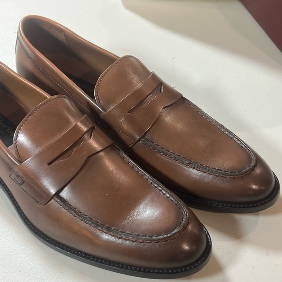 brand New To Boot New York Size 11 Adam Derrick Antique Brown Slip On Loafer - Picture 3 of 13